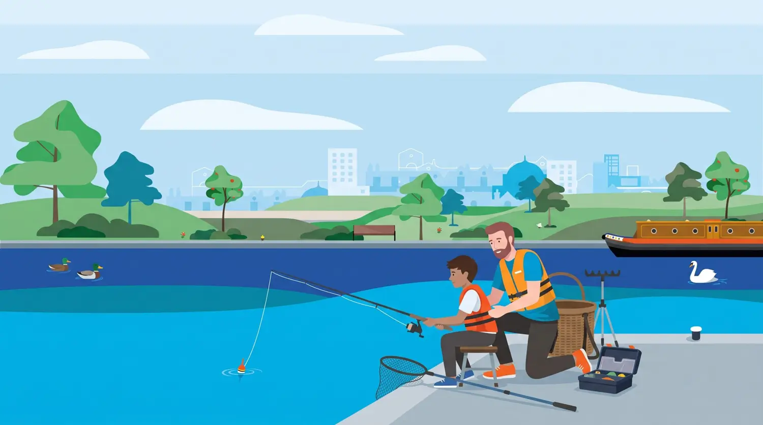 EVASRQP: Let’s Fish! Learn How to Fish Sessions at Worcester Canal South Staffs Tollhouse Road