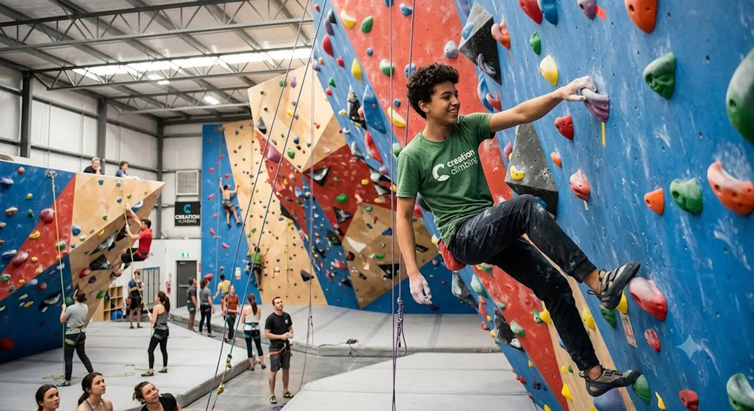EIVU1AK: Teen Scheme Creation Climbing at Sacred Heart Church