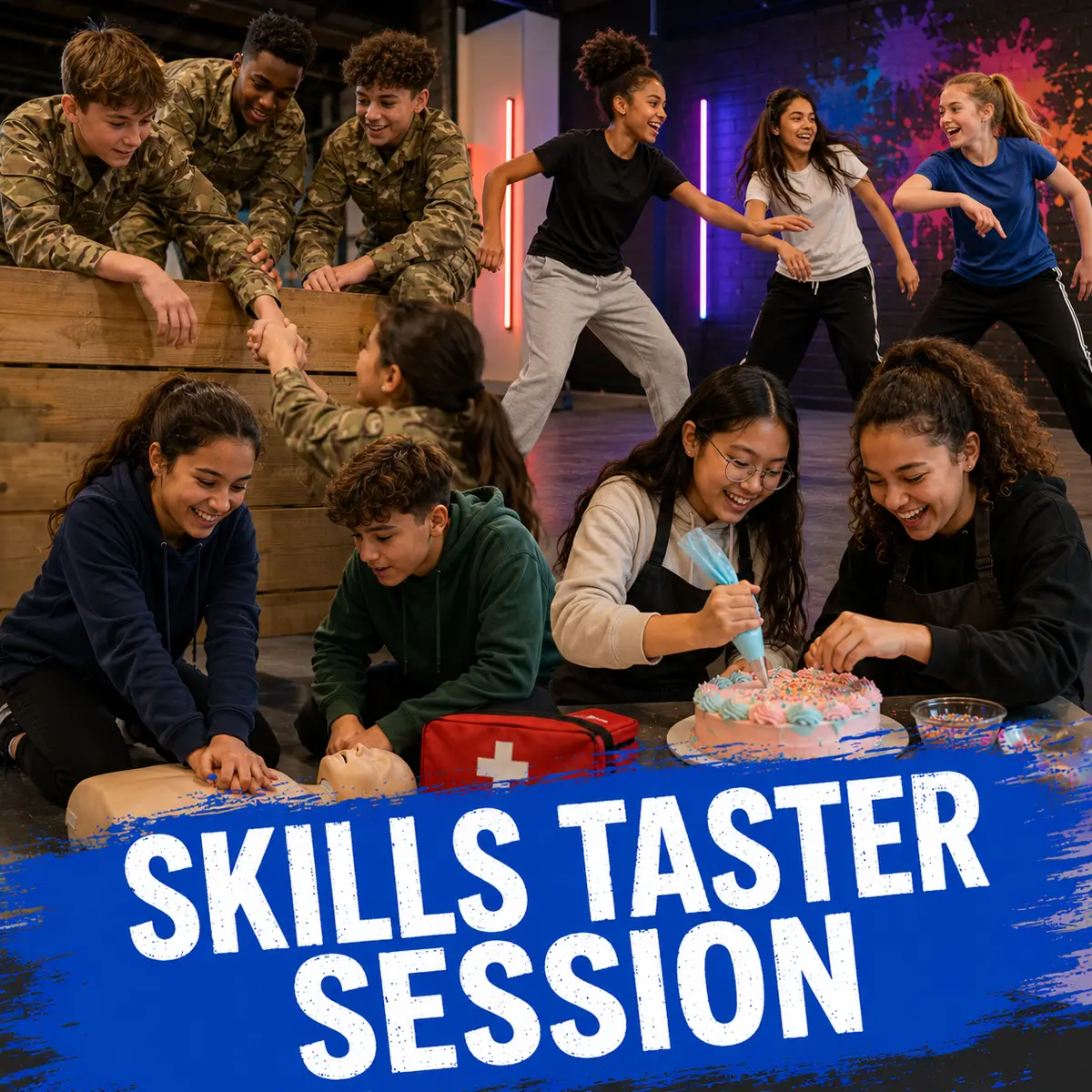 E6VEDR6: Skills Taster Session at The Block