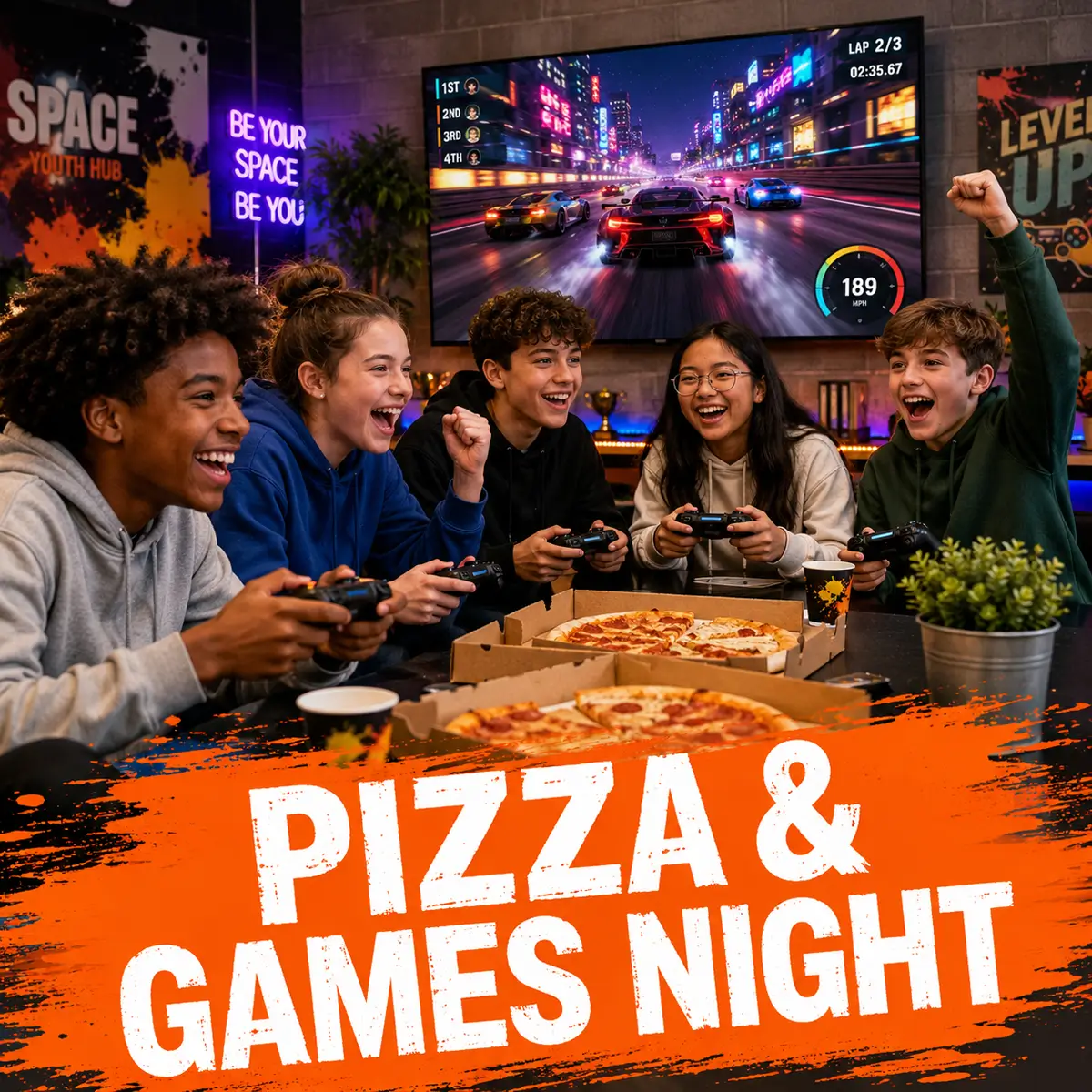 EGOWQCQ: Pizza and Games Night at The Block