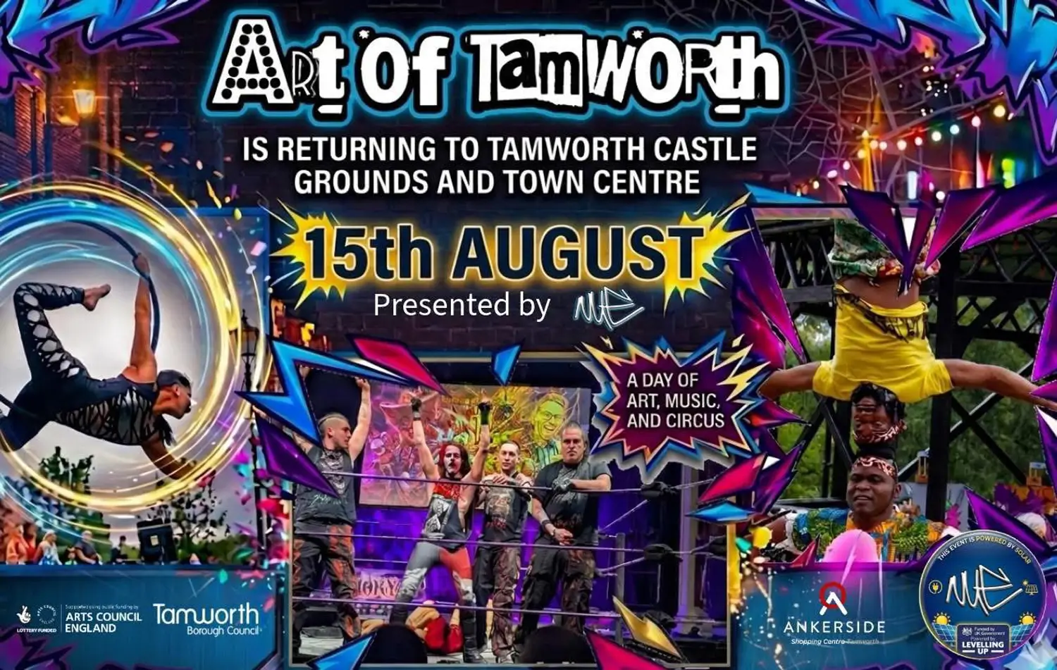 ESMDCTQ: Art of Tamworth Festival Wrestling Show at Ankerside Shopping Centre
