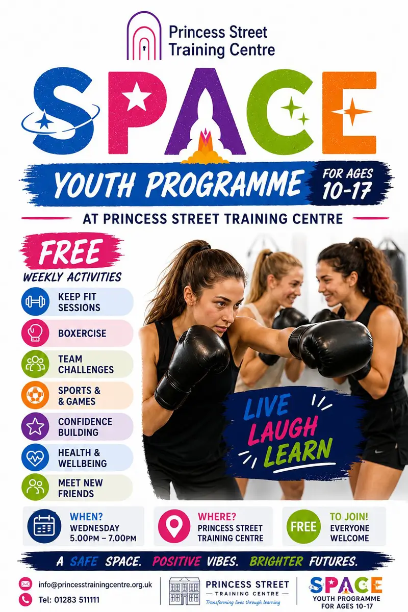 E19E6X1: Mixed Games & Activities at Princess Street Training Education & Enterprise Centre