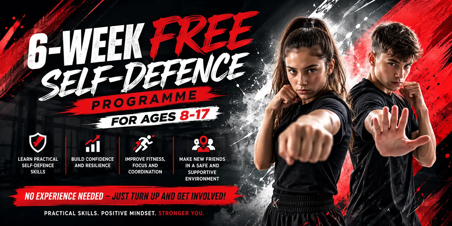 ELCEXCL-070820261200: Self-Defence/Kickboxing at Cheslyn Hay Leisure Centre – 07/08/2026 12:00 pm
